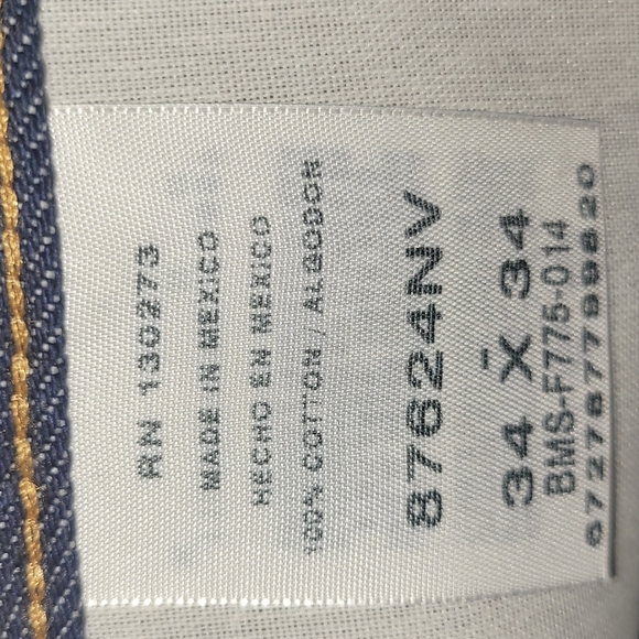 DEADSTOCK. Rustler. Heavy duty. Mens Jeans size w34 l34. - Picture 7 of 8